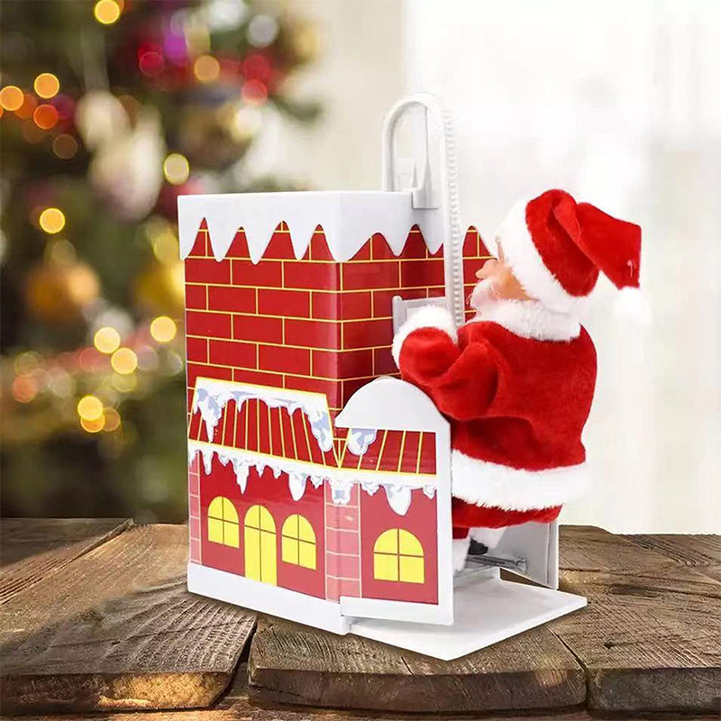 skorter | Electric Santa Claus Climbing Ladder With Music