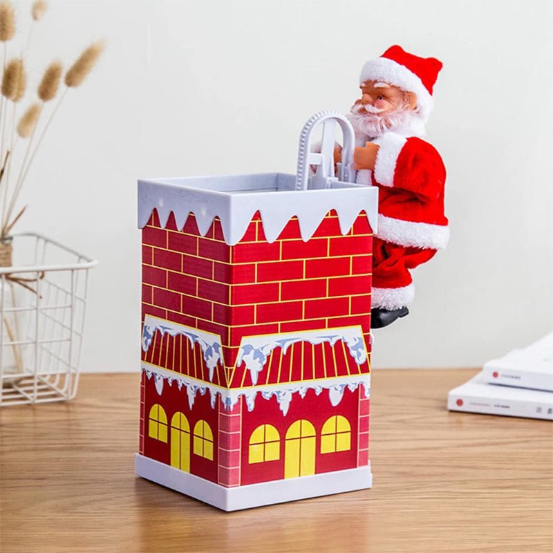 skorter | Electric Santa Claus Climbing Ladder With Music