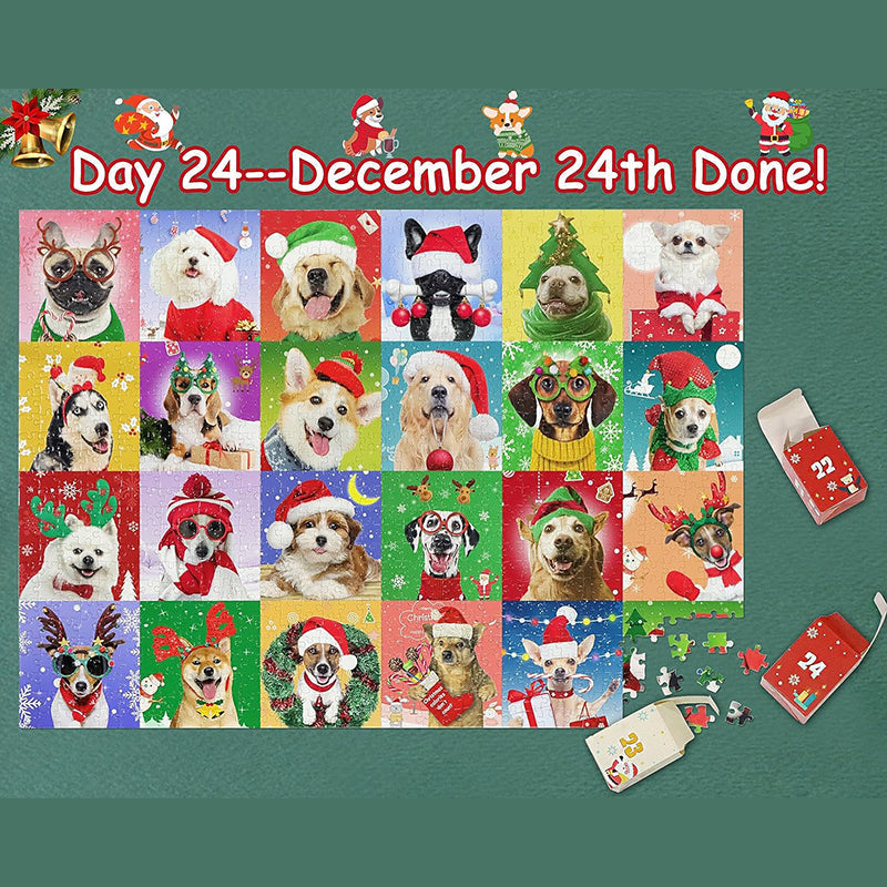 skorter | Christmas Puzzle Advent Calendar Blind Box 24 Pieces