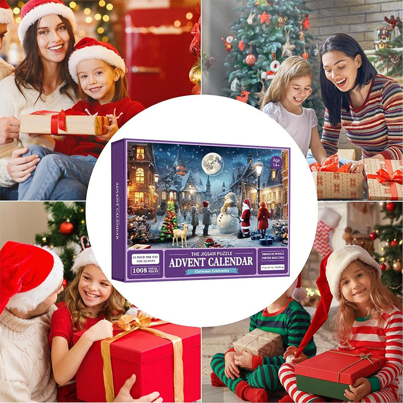 skorter | Christmas Puzzle Advent Calendar Blind Box 24 Pieces