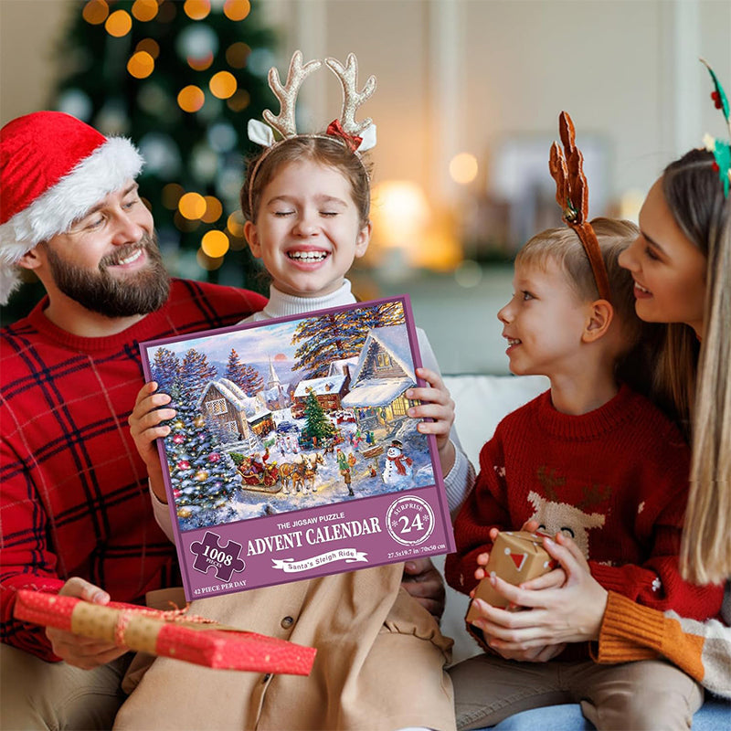 skorter | Christmas Puzzle Advent Calendar Blind Box 24 Pieces