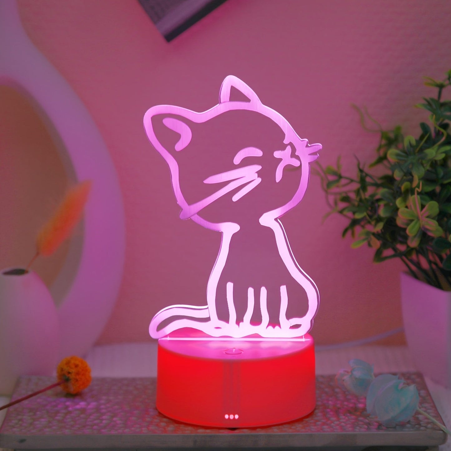 Skorter | GlowPaw - Touch-Controlled 3D Cat Night Light