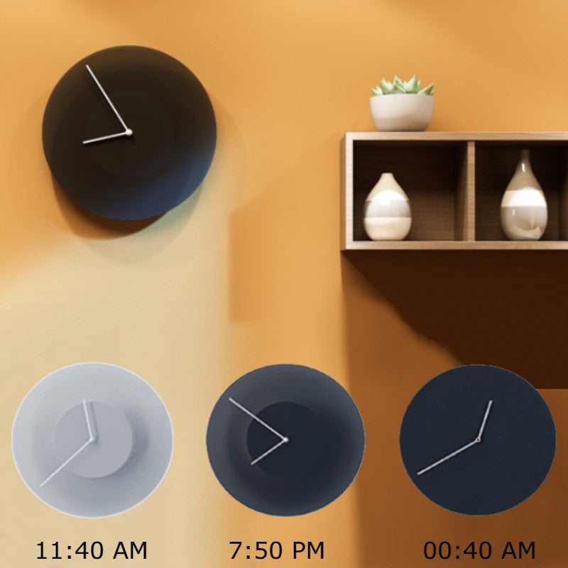 Skorter | Cool Minimalist Gradient-Changing Wall Clock, for Office, Livingroom, Bedroom and More