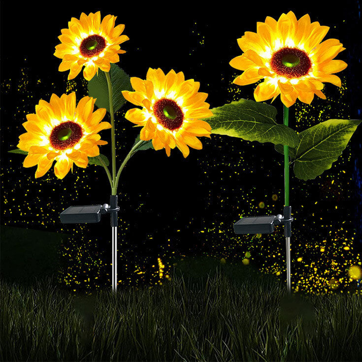 Skorter | Solar Sunflower LED Outdoor Lawn Decorative Ground Stake Light