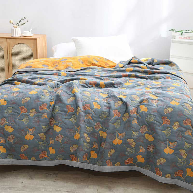 Skorter | LeafNest - Soft Cotton Bed Linen with Leaf Motif