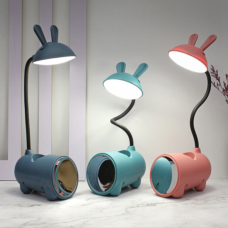 Skorter | BunnyGlow Creative LED Touch Lamp with Pen Holder | USB Charging Function | Desk Lamp | Children's Room Decor