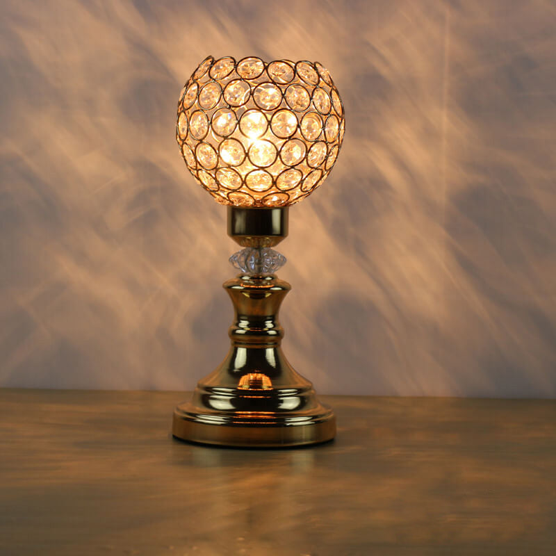 Skorter | European Luxury Crystal Ball 1-Light Art Table Lamp