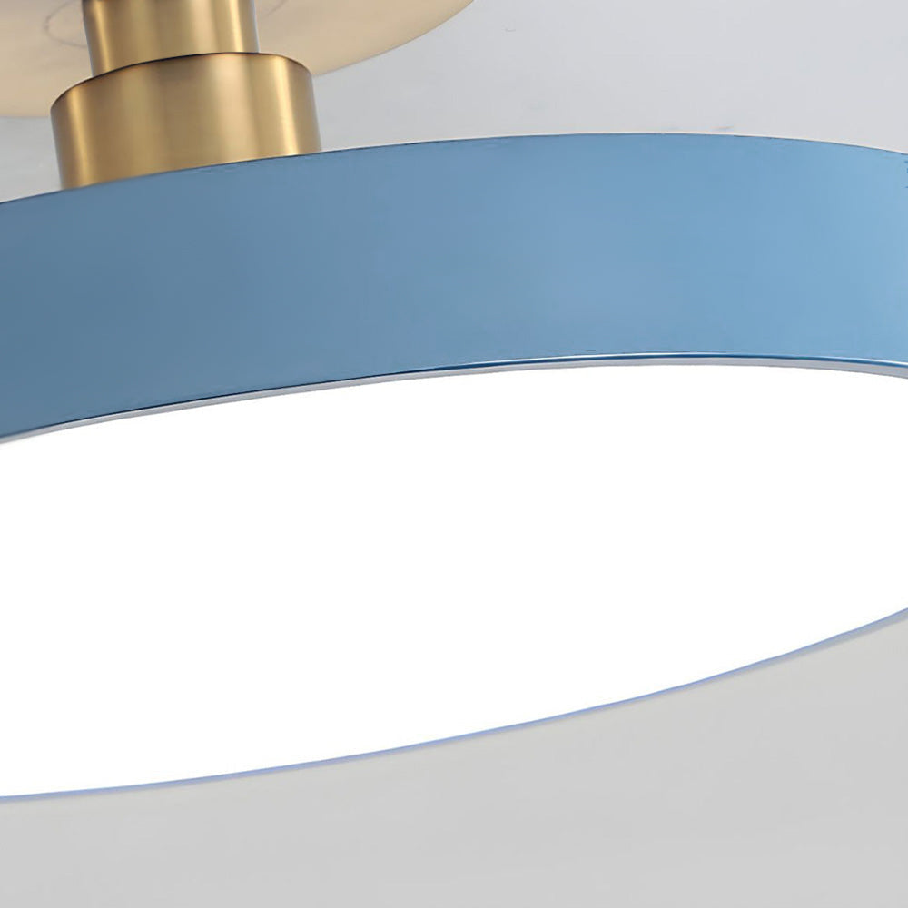 Skorter | Modern LED Semi Flush Mount Ceiling Light | Energy-Saving. Durable Design for Hallway. Dining Room & Living Room