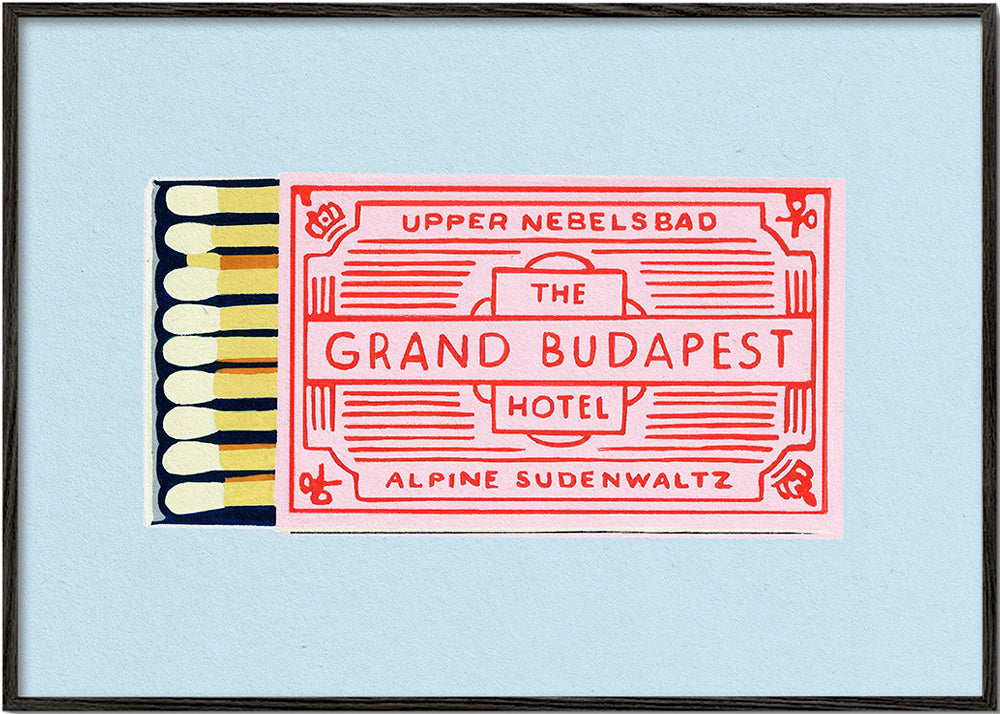 Skorter | Grand Budapest Hotel Poster - Studio Mandariini