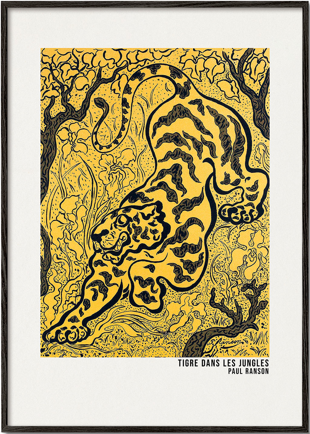 Skorter | Tiger In The Jungle Poster - Paul Ranson