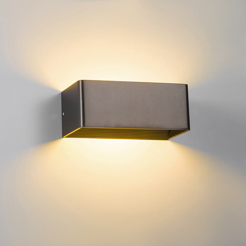 Skorter | Laurion – Modern Cube Wall Lamp | LED Ambient Lighting for Living Room & Bedroom