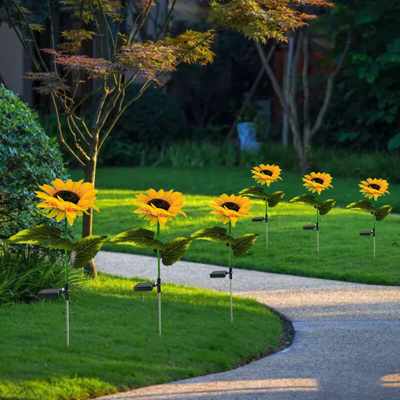Skorter | Solar Sunflower LED Outdoor Lawn Decorative Ground Stake Light