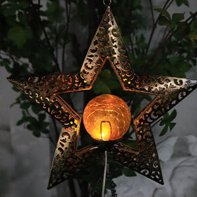 Skorter | Industrial Solar Hanging Wind Chime Lamp Outdoor Decorative LED Pendant Light