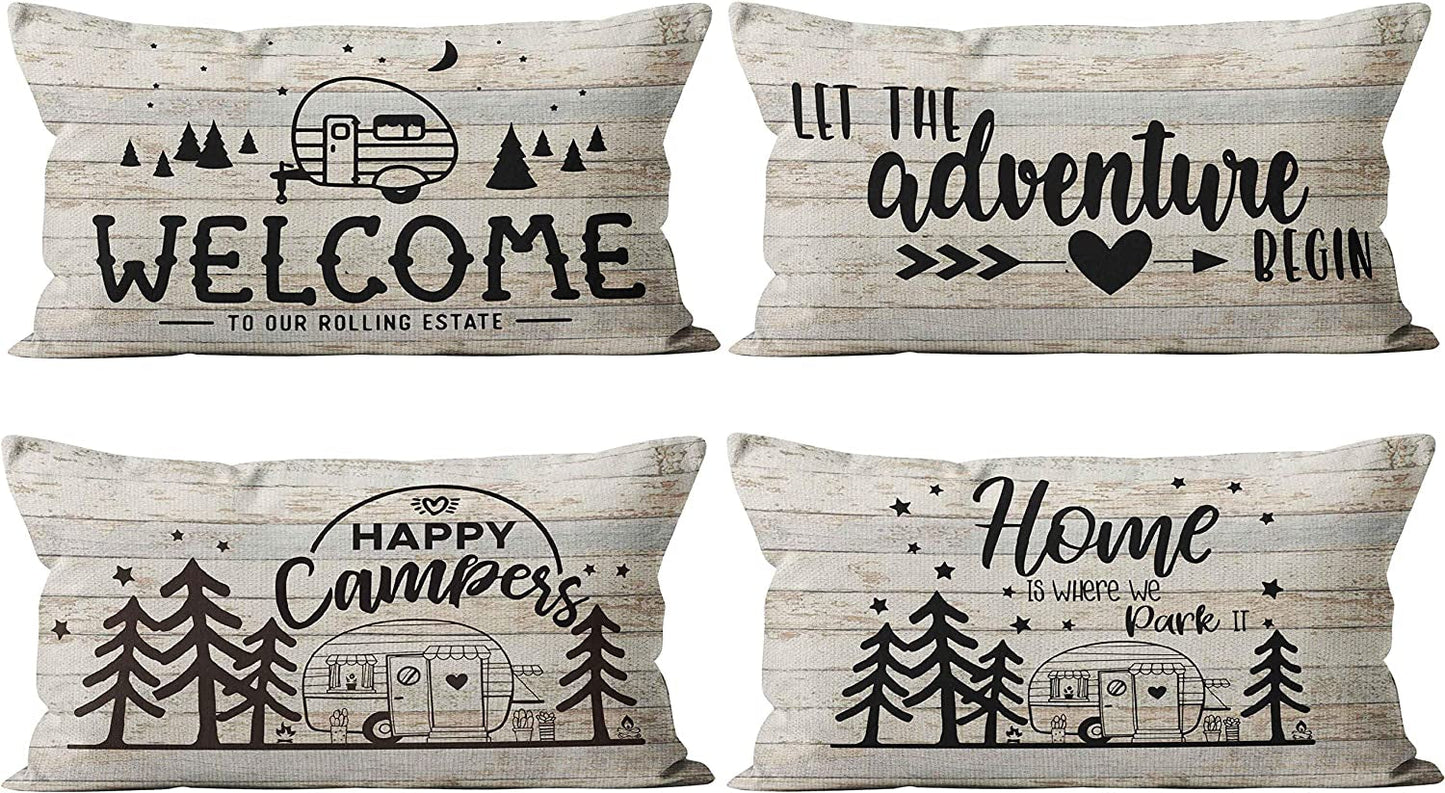 Skorter | Set with 4 Camping Cushions