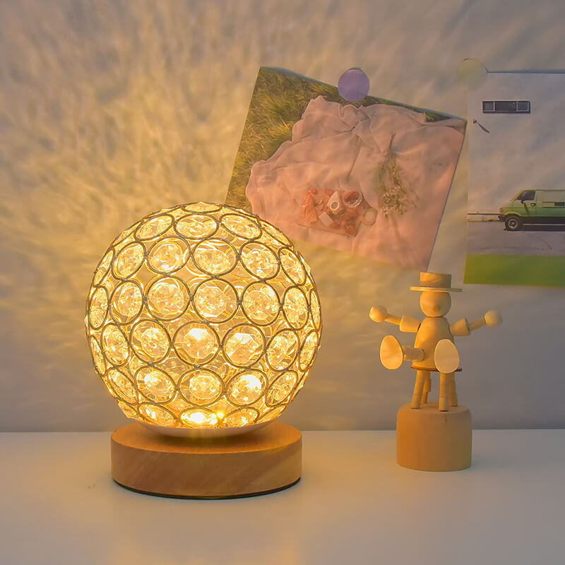 Skorter | Modern Minimalist Round USB rechargeable LED table lamp