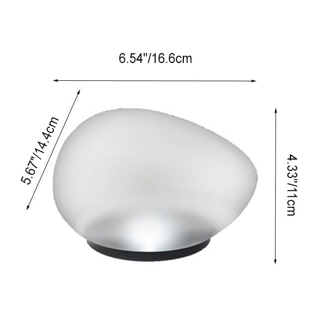 Skorter | Solar Pebble ABS sandblasted LED outdoor landscape glass light