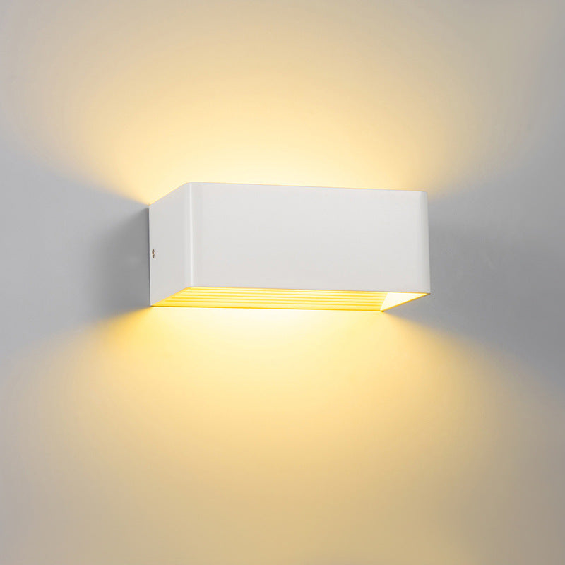 Skorter | Laurion – Modern Cube Wall Lamp | LED Ambient Lighting for Living Room & Bedroom