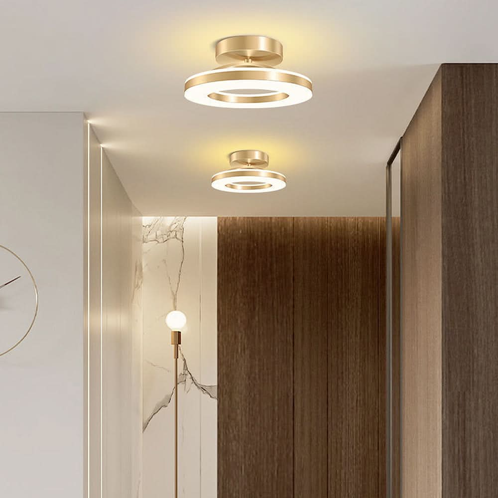 Skorter | ZAYNO Black LED Ceiling Light – Modern Flush Mount