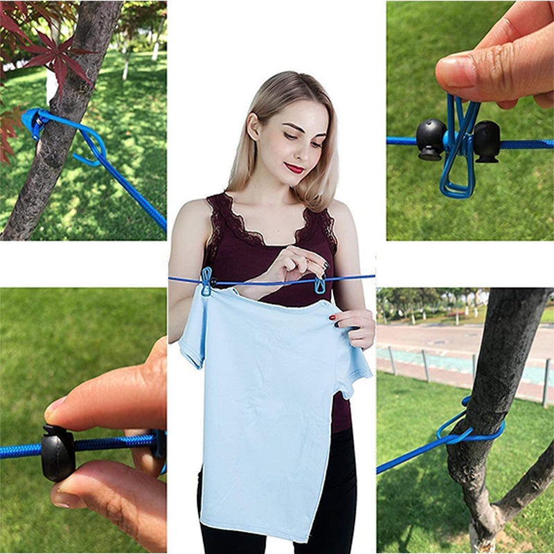 skorter | Portable Elastic Travel Clothes Rack