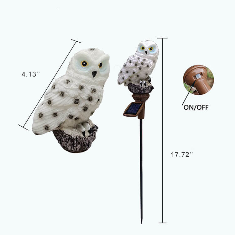 Skorter | Solar Owl LED Outdoor waterproof decorative lawn ground light
