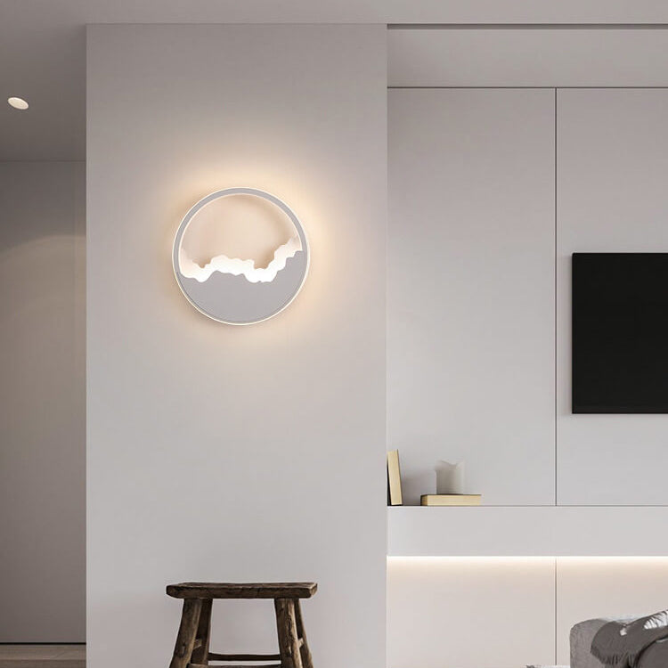 Skorter | WaveGlow - Oval LED wall lamp with wave design