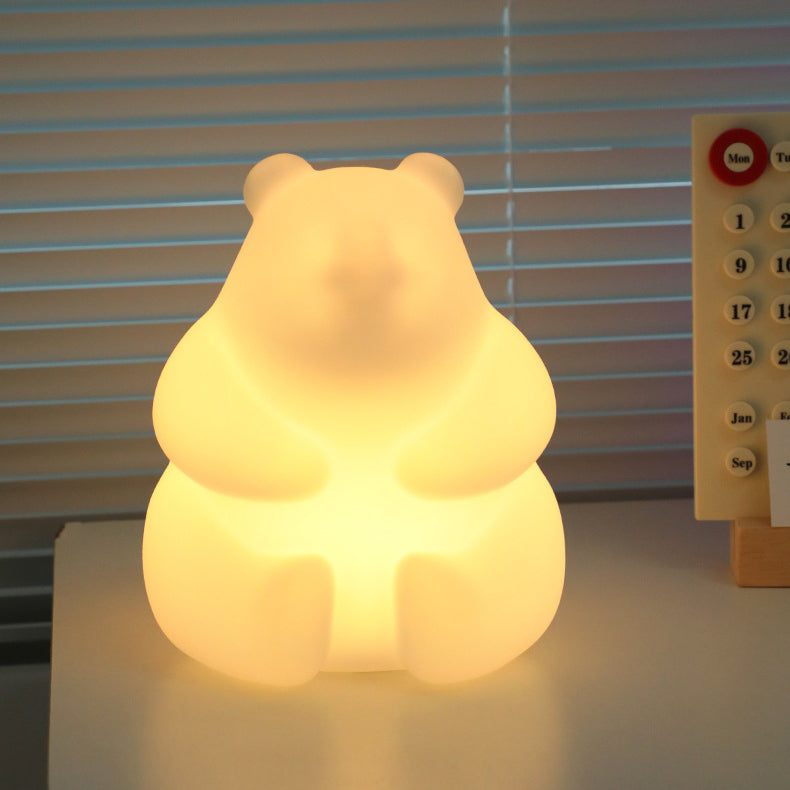 Skorter | Contemporary Creative Bear PE LED Table Lamp for the Living Room