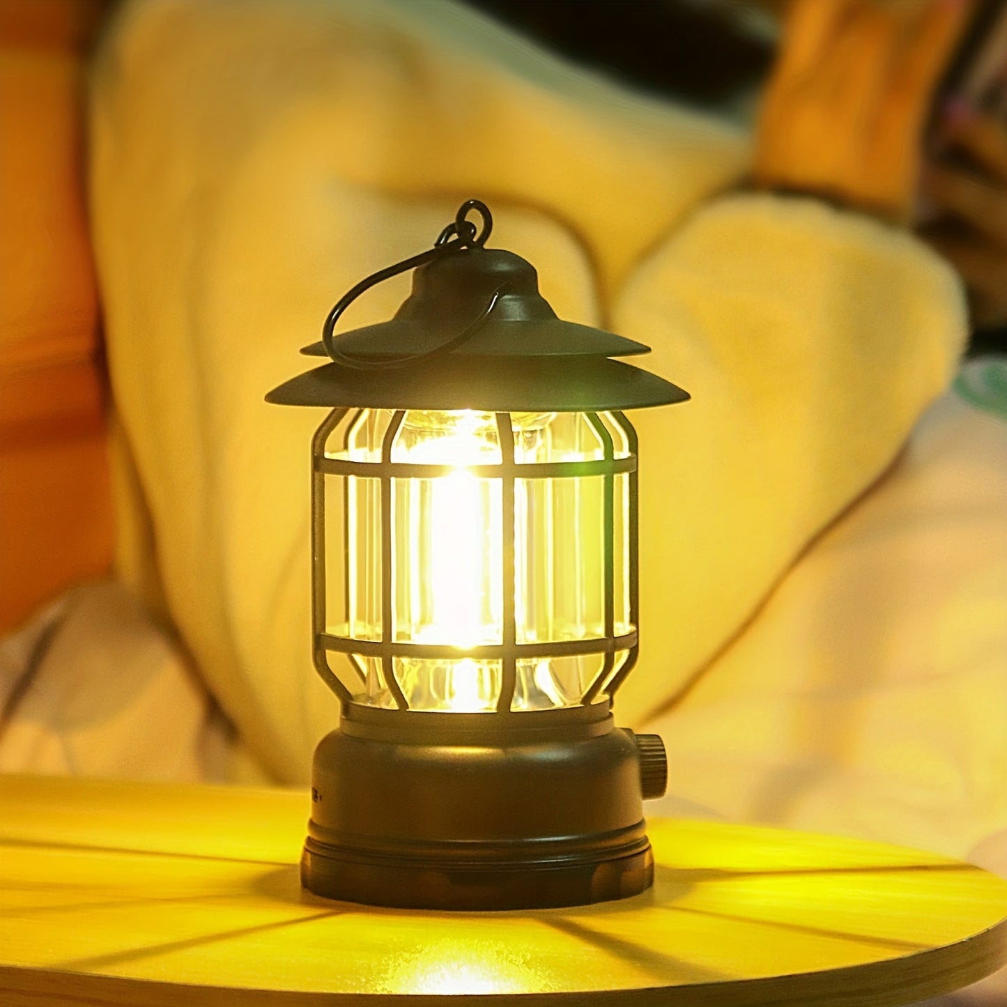 Skorter | RetroLight - Dimmable Outdoor Camping Lantern with USB, Rechargeable LED Lighting