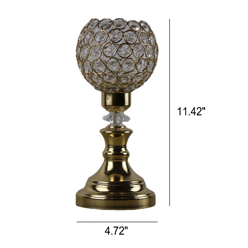 Skorter | European Luxury Crystal Ball 1-Light Art Table Lamp
