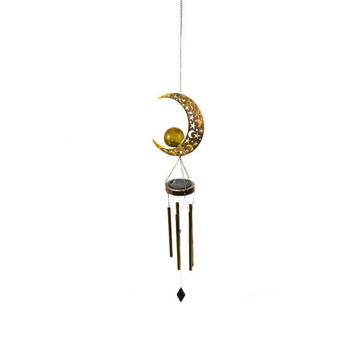 Skorter | Industrial Solar Hanging Wind Chime Lamp Outdoor Decorative LED Pendant Light
