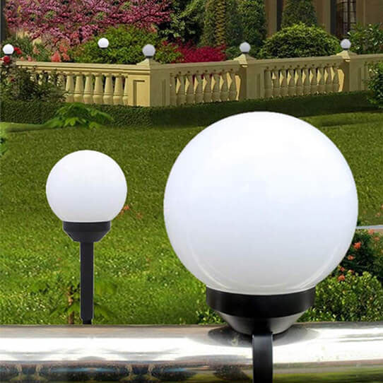 Skorter | Solar Round Ball LED Outdoor Lawn Decorative Ground Stake Light