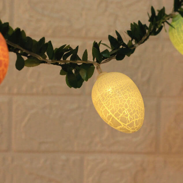 Skorter | Easter broken egg rattan string LED decorative light string