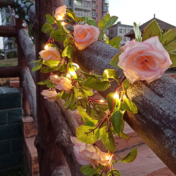 Skorter | Solar Outdoor waterproof shockproof Rose Outdoor LED string lights