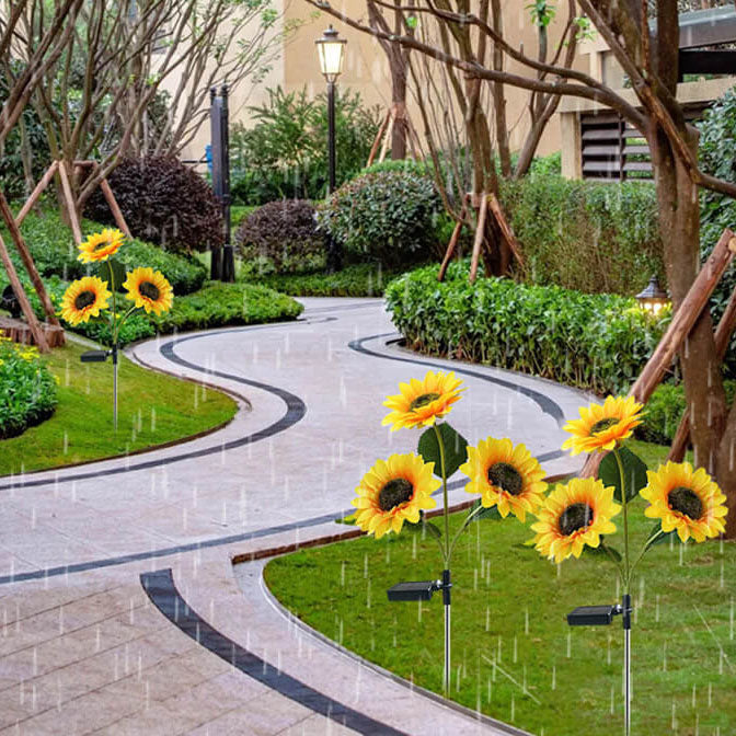 Skorter | Solar Sunflower LED Outdoor Lawn Decorative Ground Stake Light