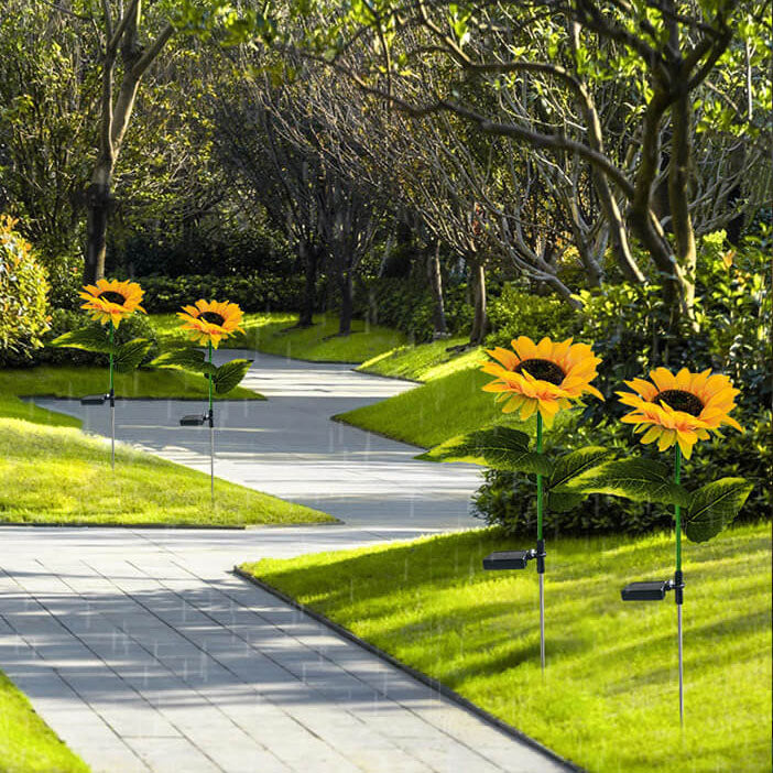 Skorter | Solar Sunflower LED Outdoor Lawn Decorative Ground Stake Light
