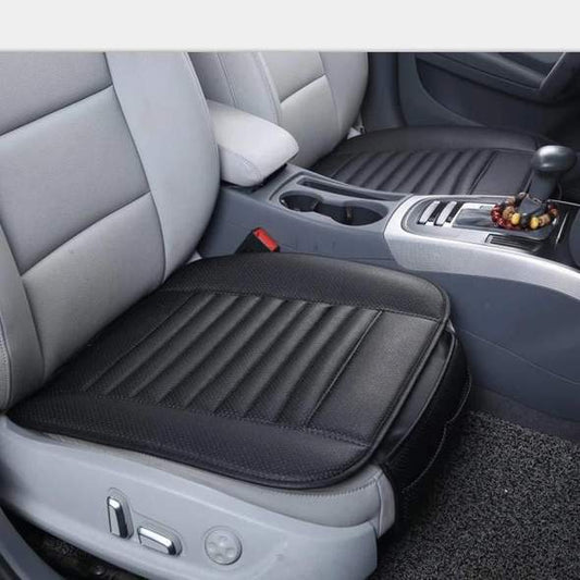 Skorter | Leather Bamboo Charcoal Car Seat Cushion-Absorbing odor(Four Seasons Universal)