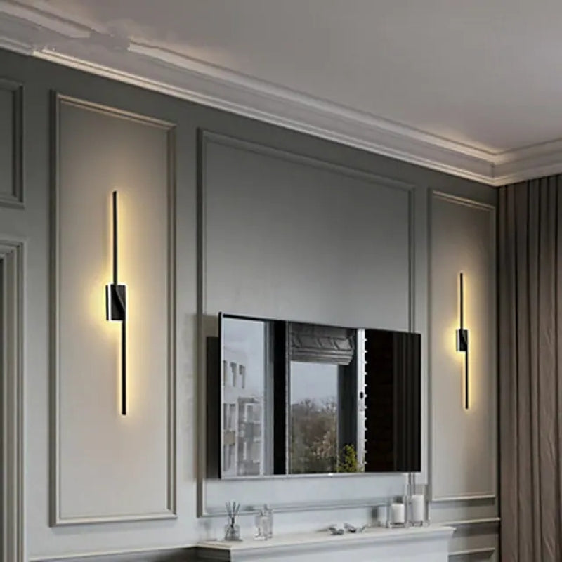 Skorter | Modern Minimalist LED Wall Lamp Black/Gold
