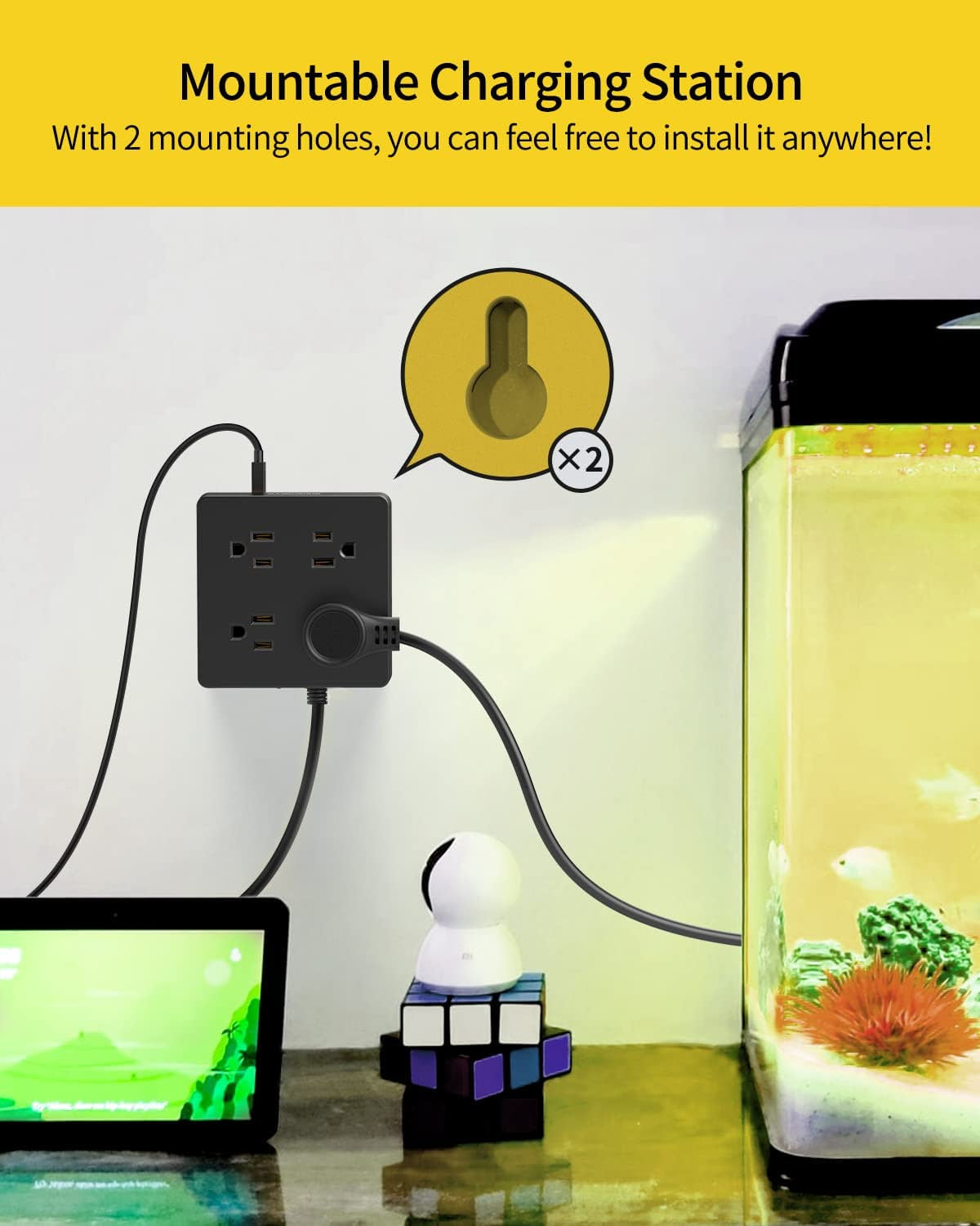 Skorter | Square power cord