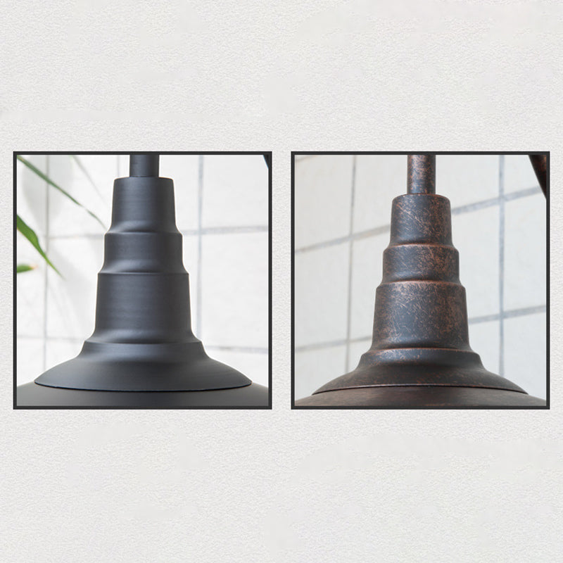 Skorter | Noctura klassisk vägglampa | Vintagedesign | Järnram med rund glasskärm | Matrumsbelysning med 1 ljuskälla