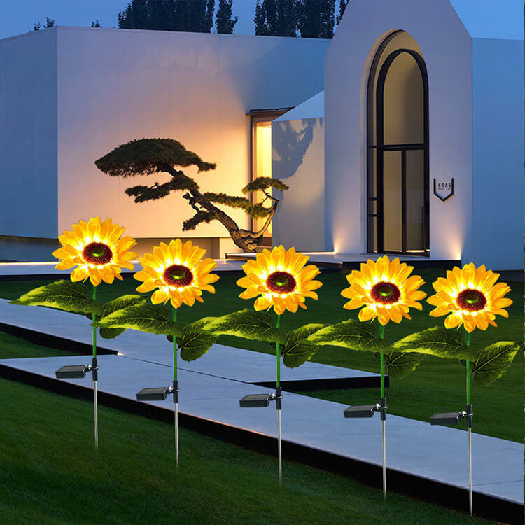 Skorter | Solar Sunflower LED Outdoor Lawn Decorative Ground Stake Light