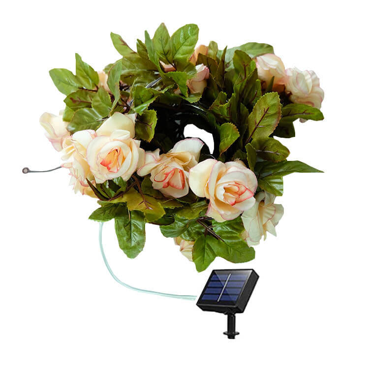 Skorter | Solar Outdoor waterproof shockproof Rose Outdoor LED string lights