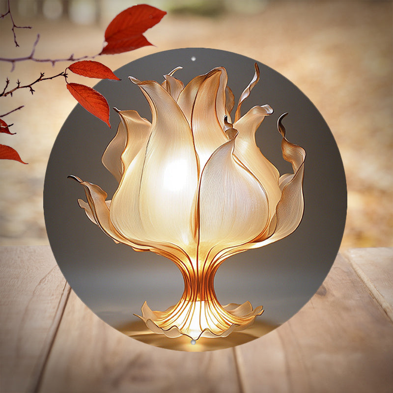 Skorter | LotusLamp - Aluminum Flower Table Lamp with LED Light