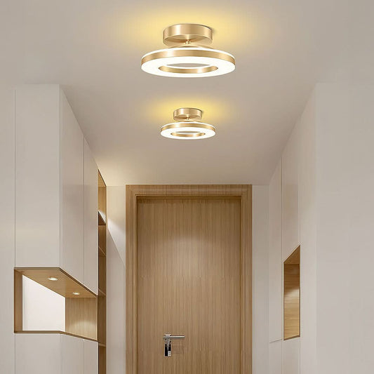 Skorter | ZAYNO Black LED Ceiling Light – Modern Flush Mount