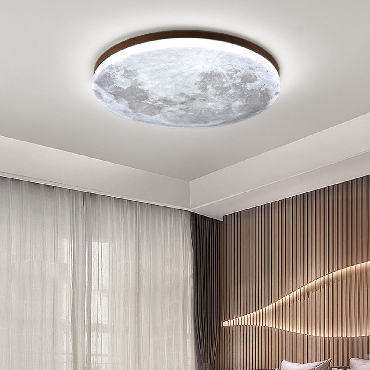 Skorter | Nordic Minimalist Moon Acrylic LED Ceiling Light