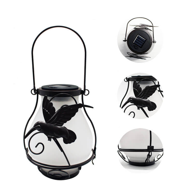 Skorter | Solar Retro Lantern LED Decorative Outdoor Lighting Waterproof Garden Hanging Light