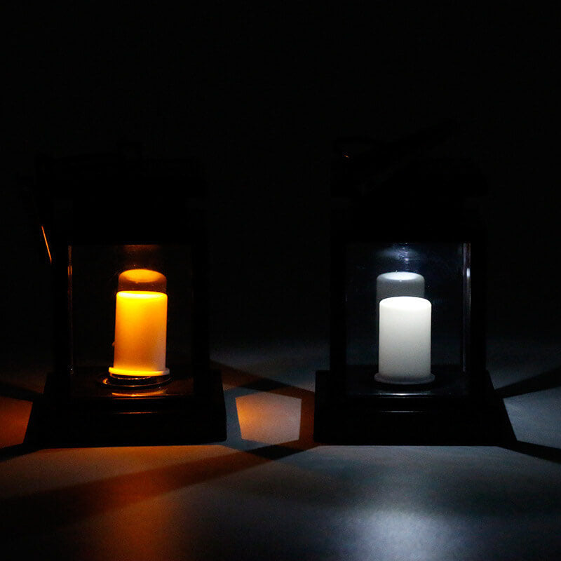 Skorter | Solar LED Candle Light Square Lantern Outdoor Light