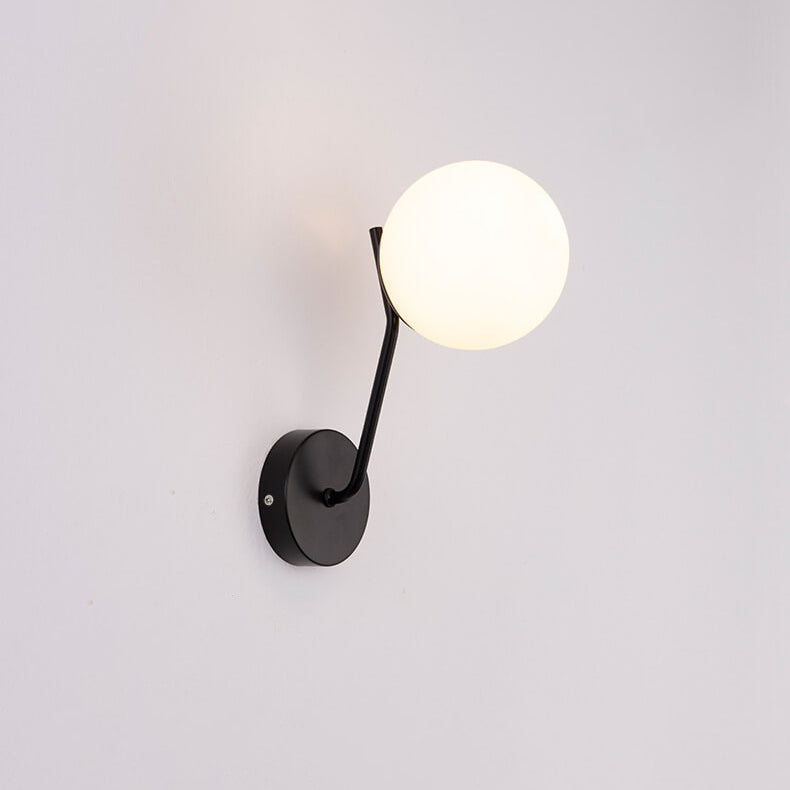 Skorter | Modern Bowl-shaped Glass Wall Lamp