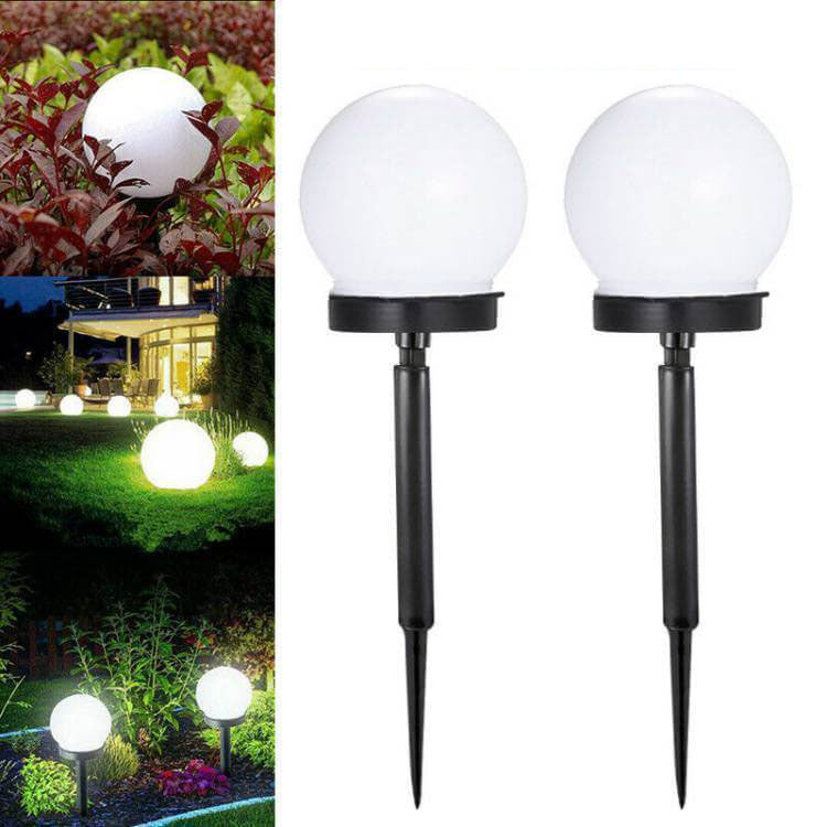 Skorter | Solar Round Ball LED Outdoor Lawn Decorative Ground Stake Light