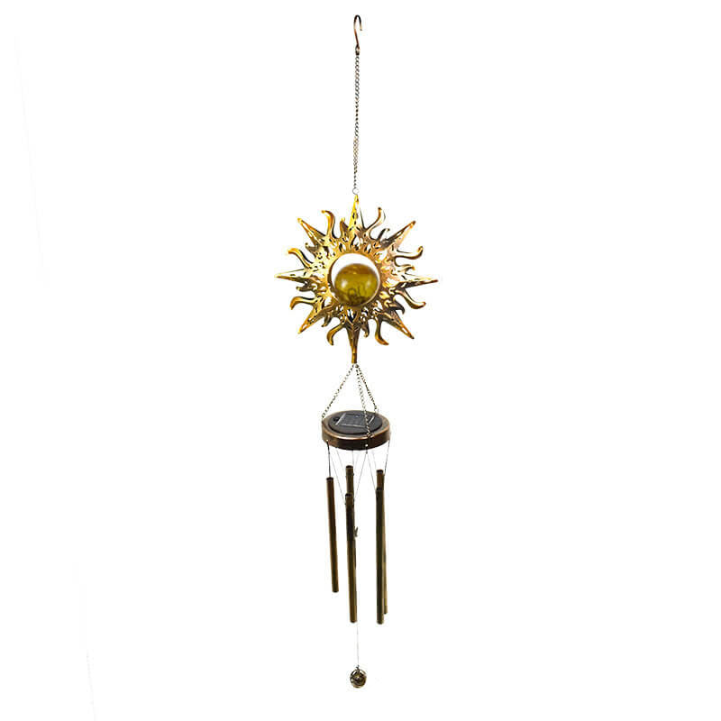 Skorter | Industrial Solar Hanging Wind Chime Lamp Outdoor Decorative LED Pendant Light