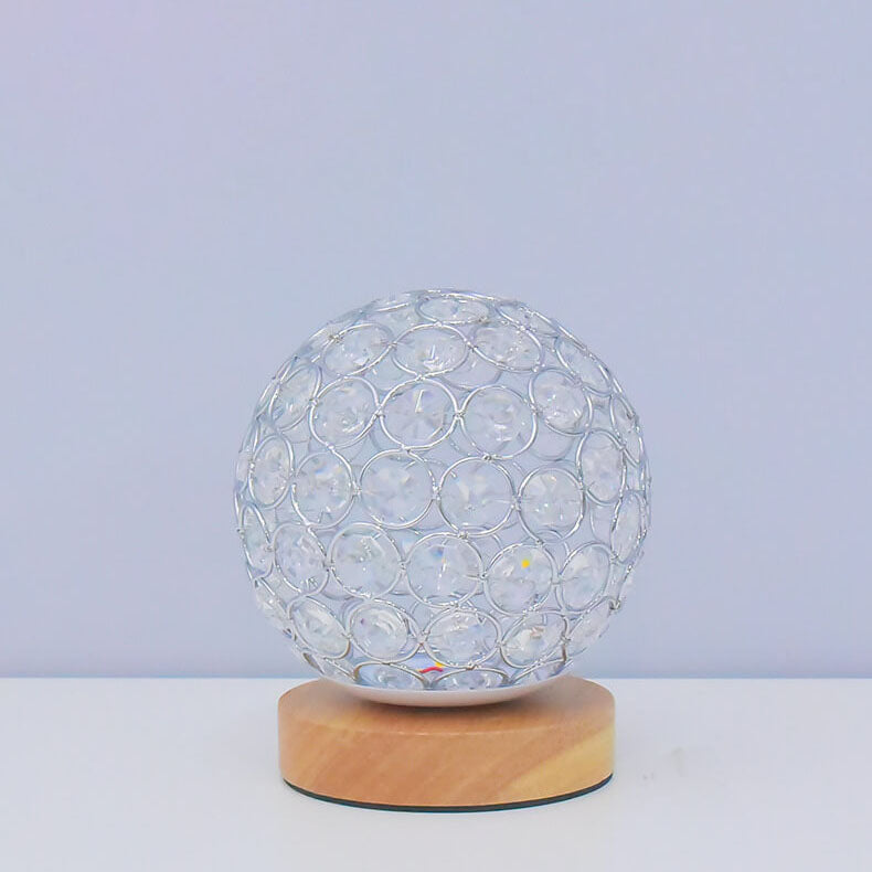 Skorter | Modern Minimalist Round USB rechargeable LED table lamp