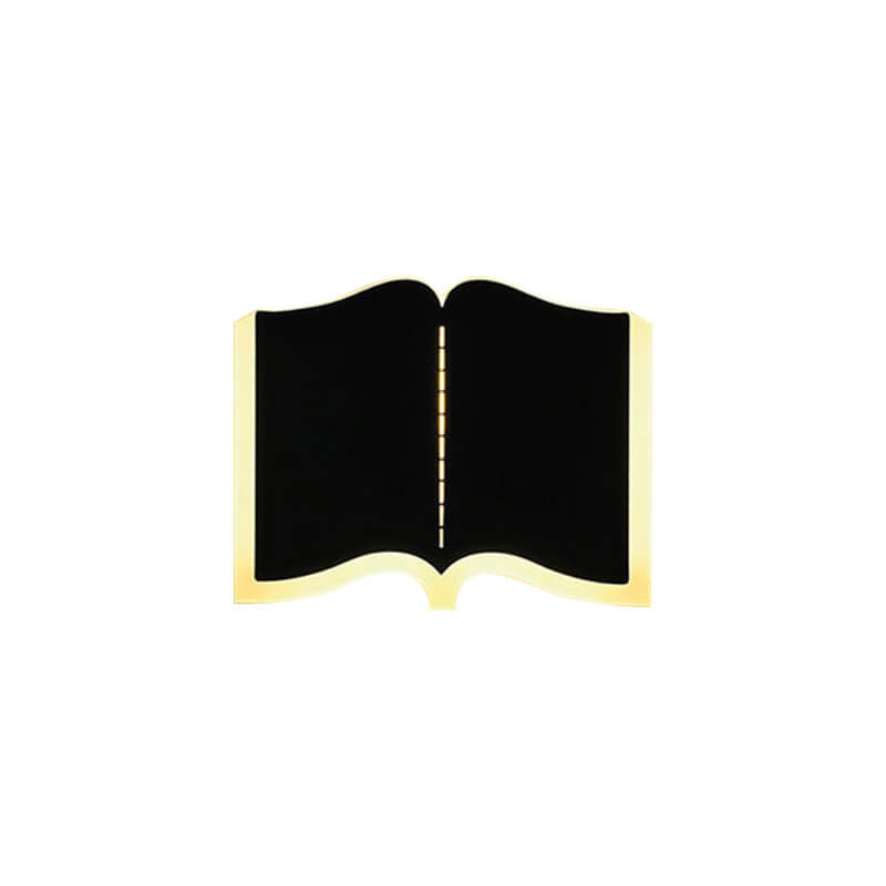 Skorter | Minimalist 1-light LED wall lamp in iron in book shape